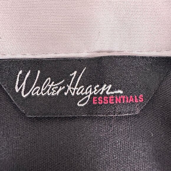 Walter Hagen Essentials Women's Quarter Zip Pullover Top Size XXL Black - Picture 5 of 6